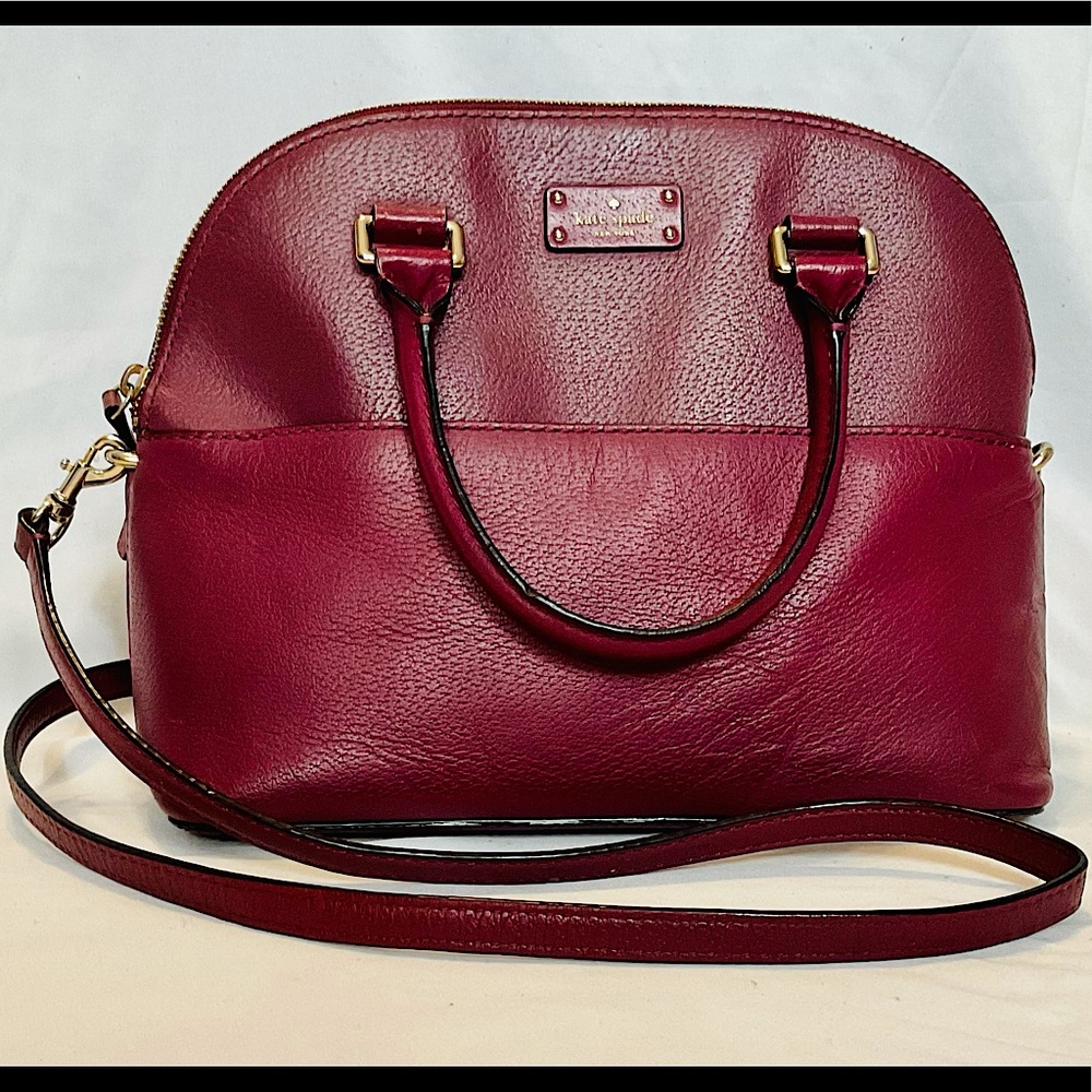 Burgundy Kate Spade Cross-body